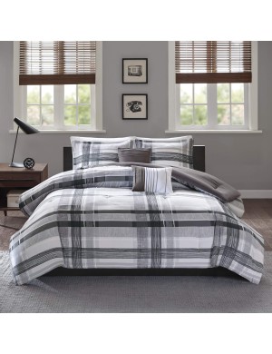 Plaid bedding