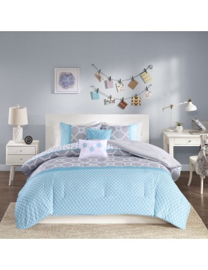 Geometric aesthetic bedding set