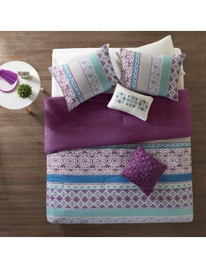 Bohemian striped bedding
