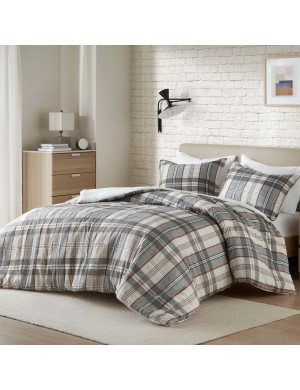 Pastoral plaid bedding